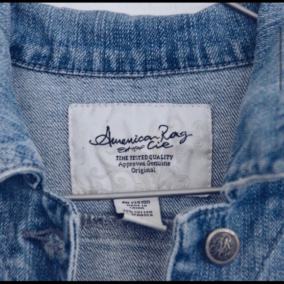 Hand Painted Bohemian Rhapsody Denim Jacket - Picture 6 of 12